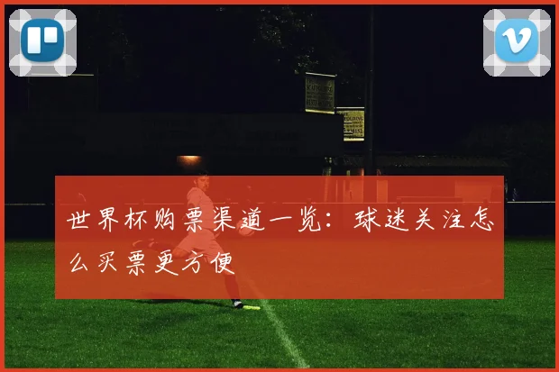 世界杯购票渠道一览：球迷关注怎么买票更方便